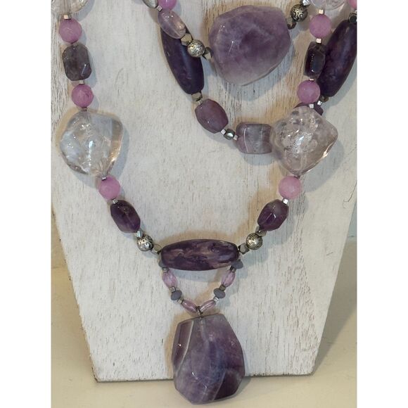 Chico’s Bundle of 3 Bohemian Vintage Inspired Statement Necklaces New - Picture 6 of 9